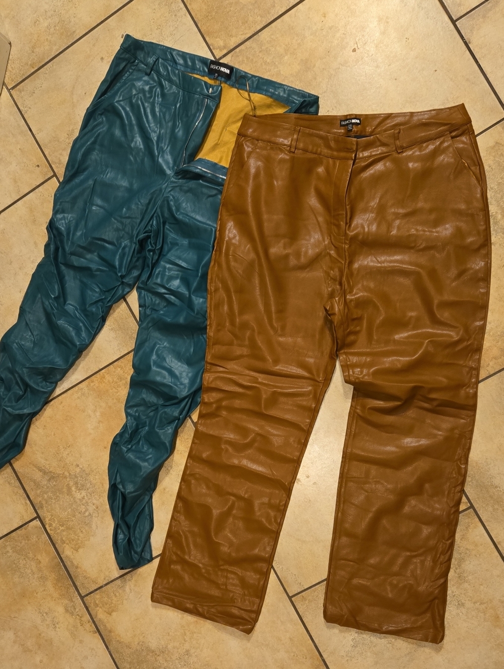 Faux Leather Pants